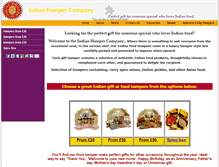 Tablet Screenshot of indianhamper.co.uk